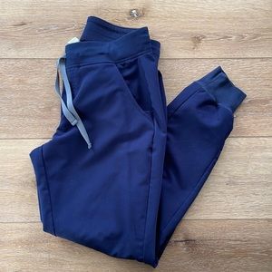 FIGS Zamora Navy Joggers size Small